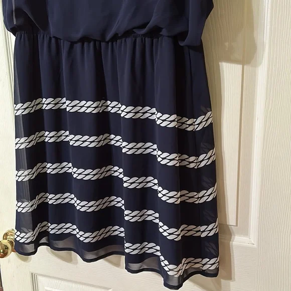Navy Nautical Dress - Picture 3 of 7